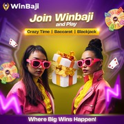 Join Winbaji and Play Games Crazy Time,  Baccarat,  Blackjack